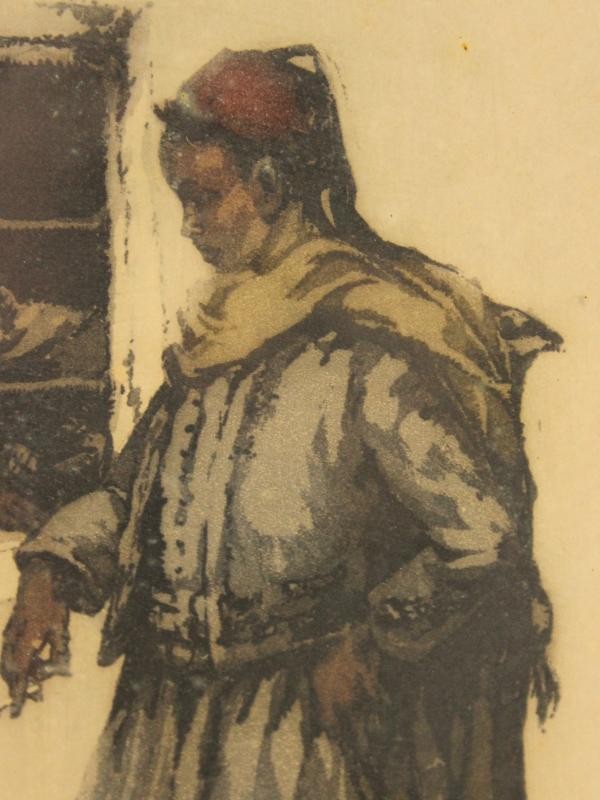 Kleurenets 'Idylle Orientale' - Isidore van Mens (1890-1985)
