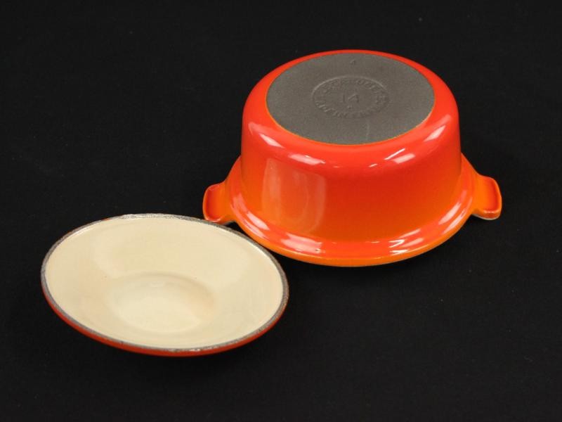 Set van 3 kookpotten door Le Creuset - 2 retro en 1 miniatuur