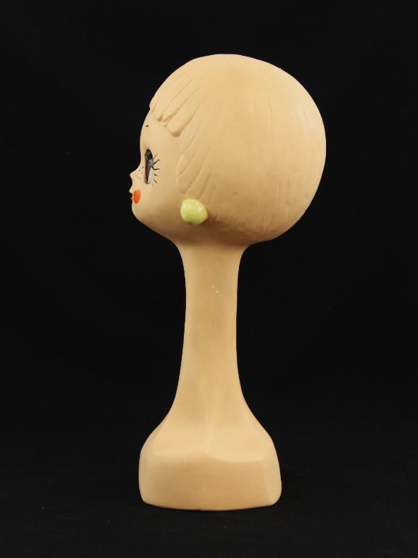 Vintage Twiggy mannequin hoofd