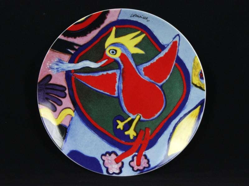 Keramiek sierbord "Vuurvogel" - Corneille (1922-2010)
