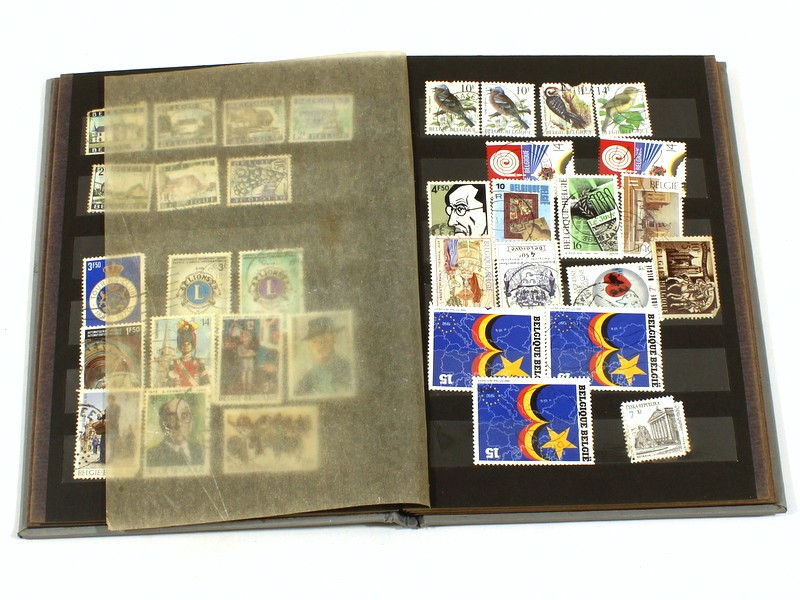 Vintage postzegelboek