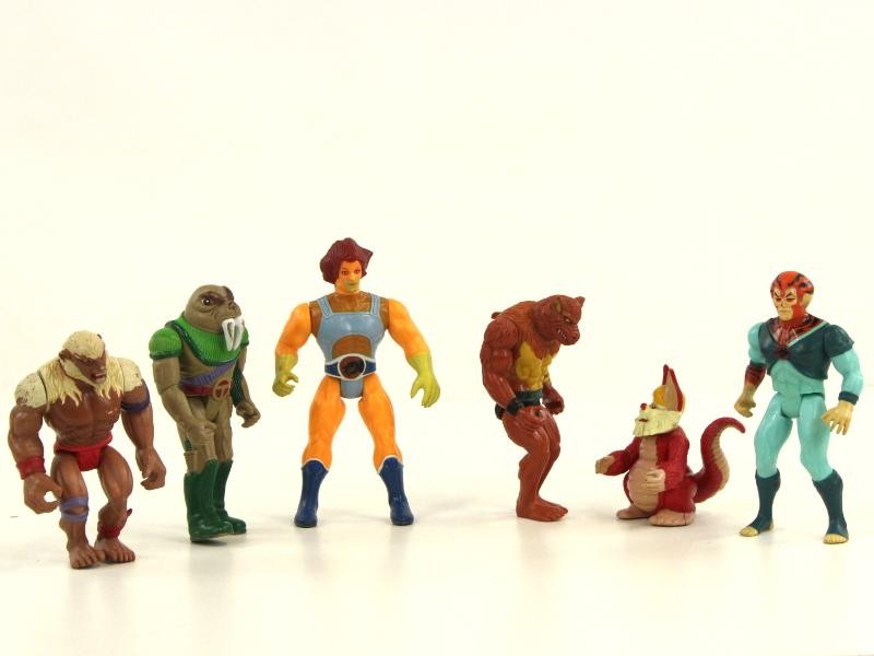 6 jaren '80 Thundercats figuren