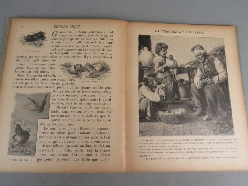 Lot van vier vintage Franstalige kinderboeken 1924-'36