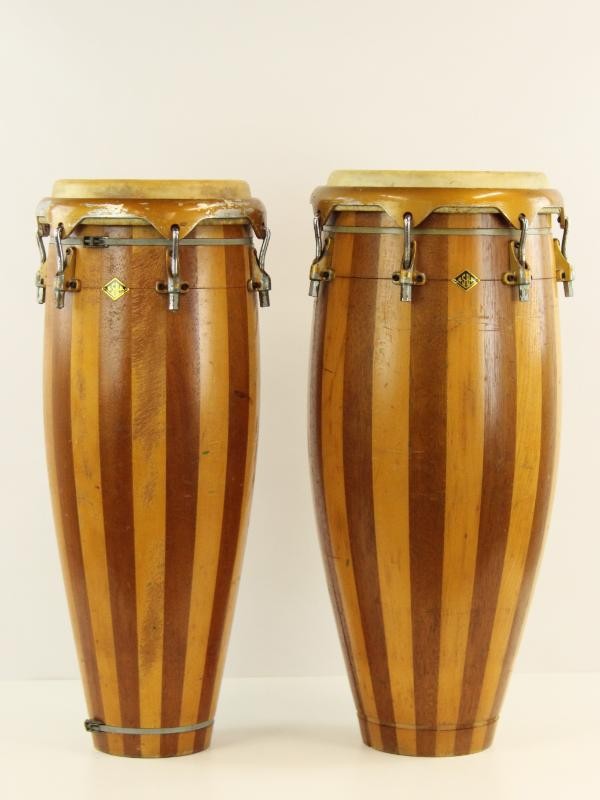 Duo vintage ASBA-congas Franse oorsprong