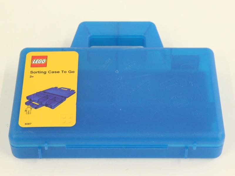 Set van 6 lego bewaardozen - 1 deels gevuld exemplaar