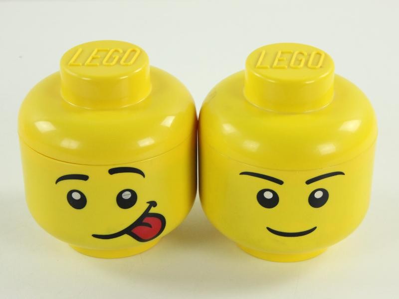 LEGO : Set van 3 gevulde lego bewaar dozen