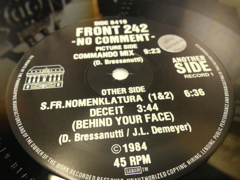 EBM lot FRONT 242 (eerste LP's)