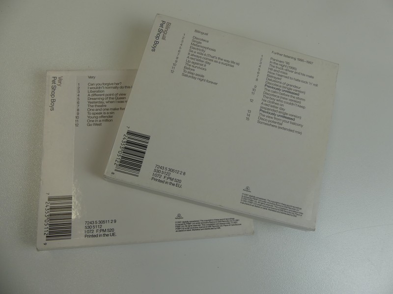 2 CD's Pet Shop Boys