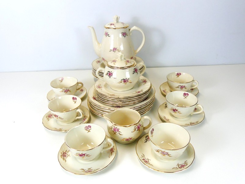 Vintage Boch Belgium Servies - 6 personen