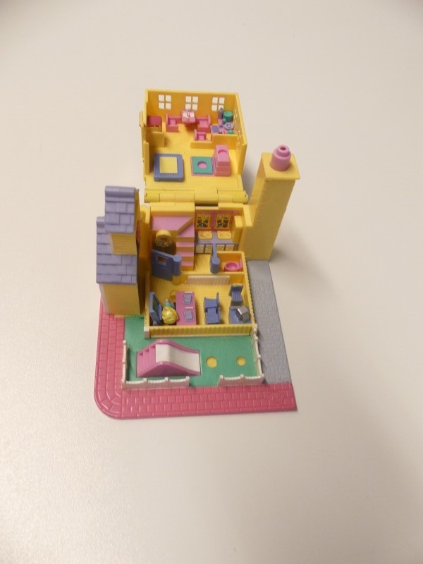 Vintage Polly Pocket Bluebird Huisjes ! jaren '90