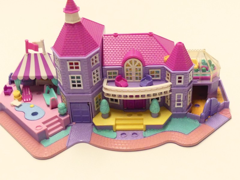 Vintage Polly Pocket Bluebird Huisjes ! jaren '90