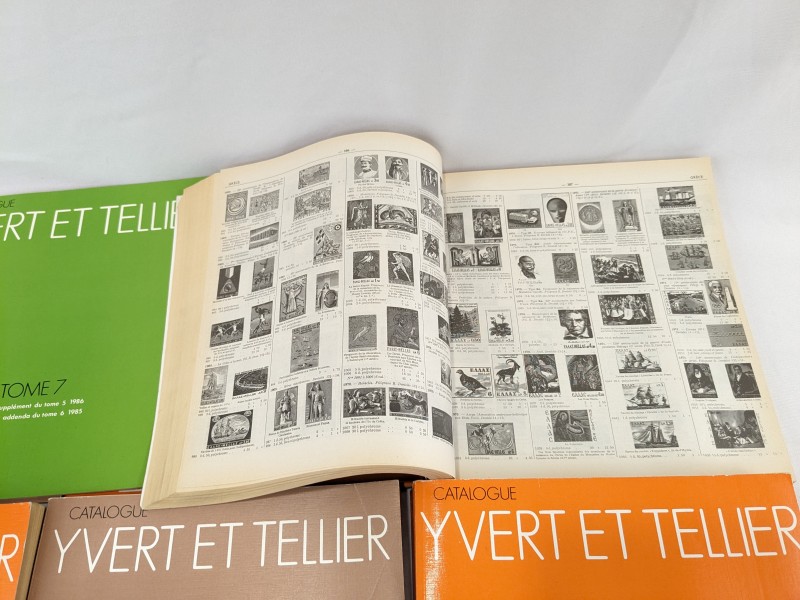 Collectie catalogussen "Yvert et Tellier"