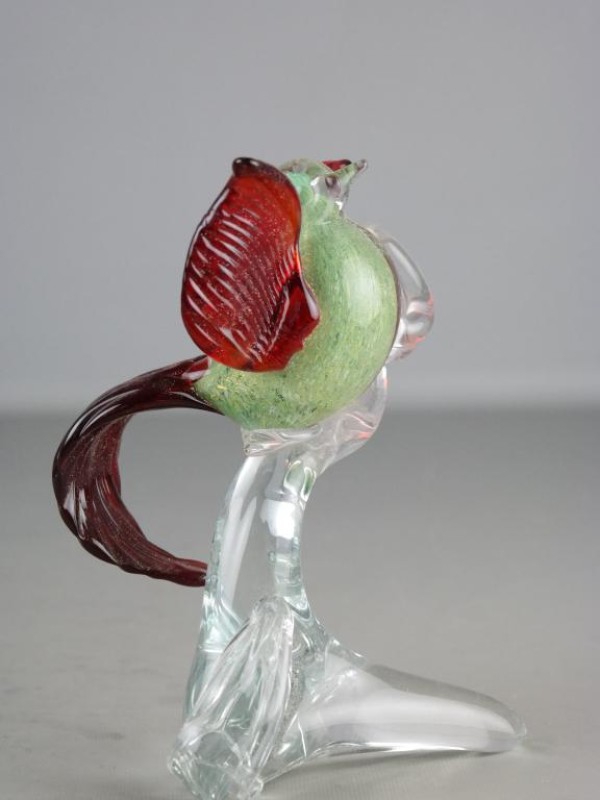 Glazen sculptuur van een vogel - Murano