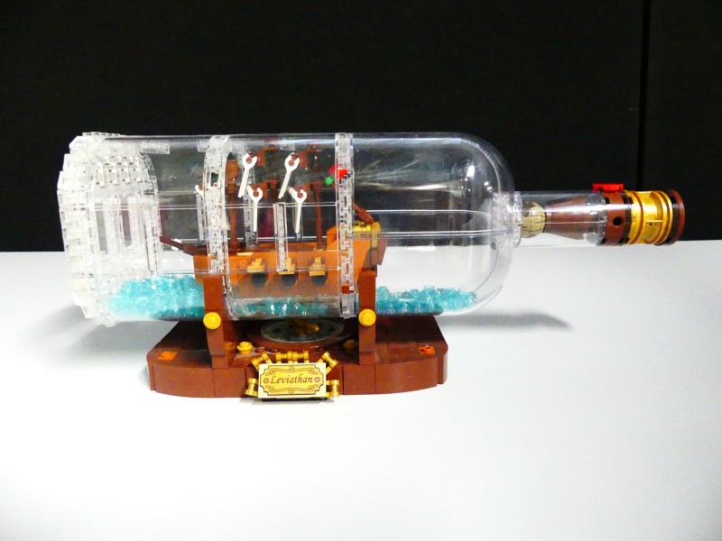 Lego Leviathan - Ship in a Bottle .