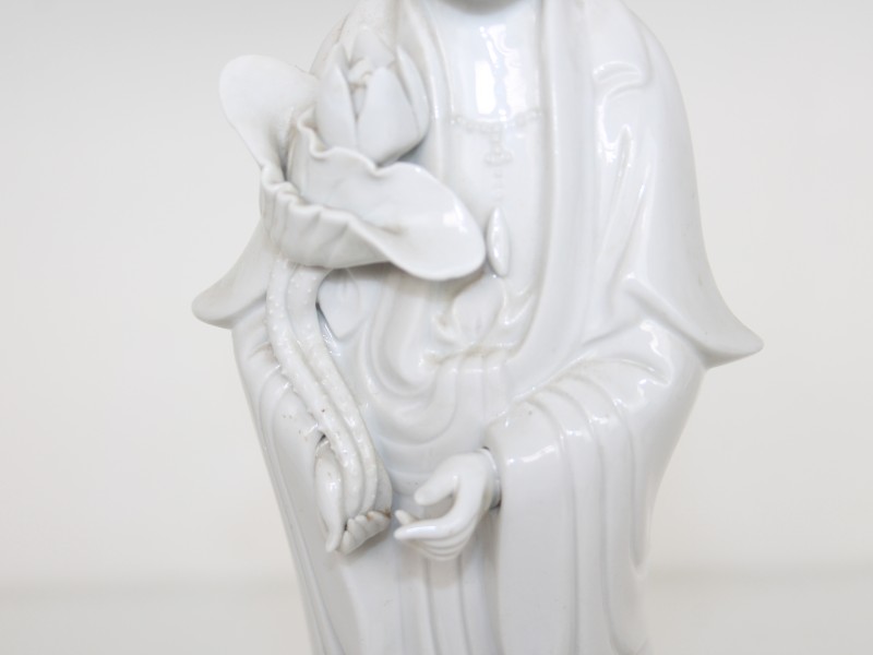 Chinese Guanyin lamp met Lotusbloem