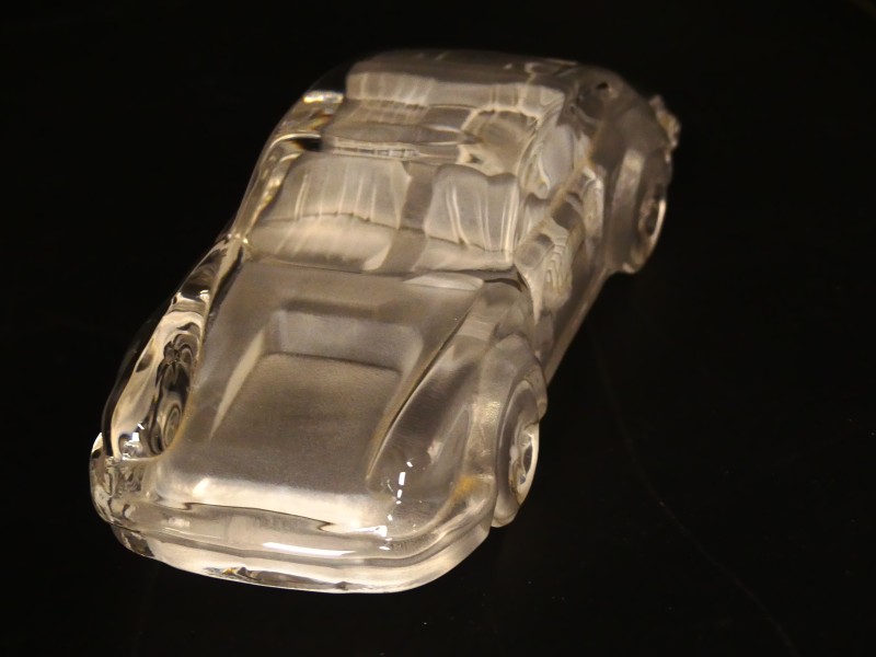 Uniek lot kristallen voertuigen presse-papier