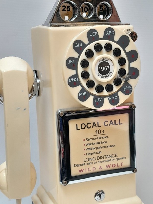 Wild & Wolf retro publieke telefoon