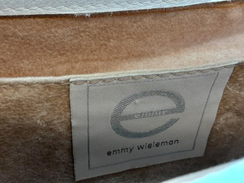 Witte handtas van Emmy Wieleman