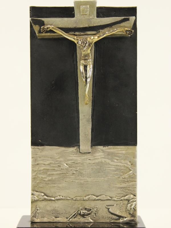 De Christus van de Heilige Johannes van het kruis - Brons 59/350 Ex.- Salvador Dali