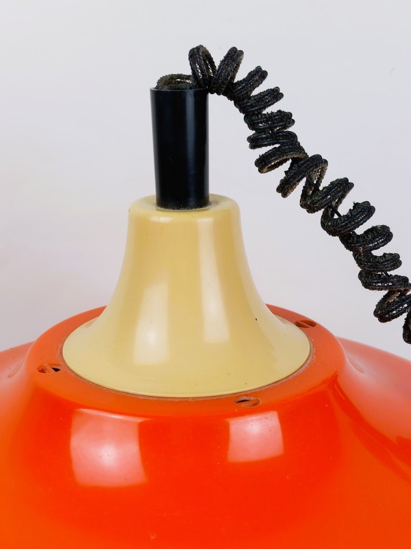 vintage oranje hanglamp