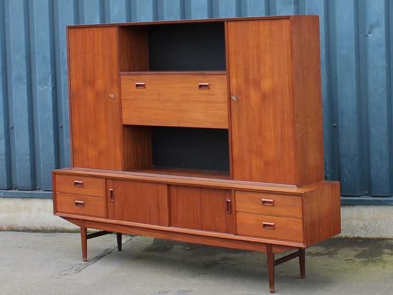 Vintage Teak Highboard