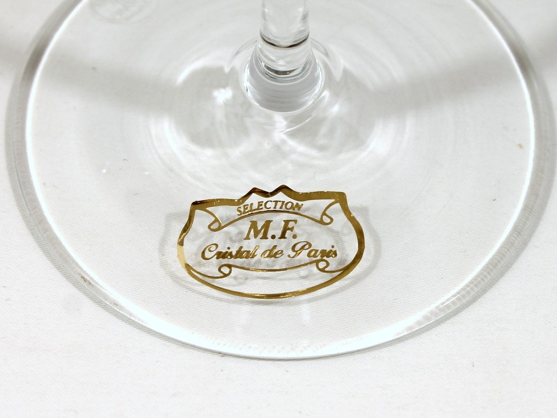 Vintage Cristal De Paris Glazen