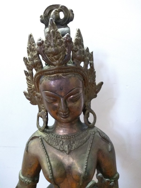 Bronzen beeld Nepalese Tara