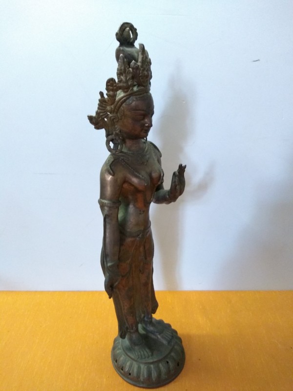 Bronzen beeld Nepalese Tara