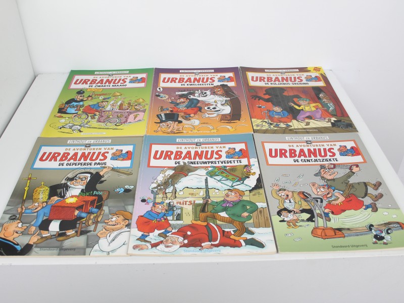 Lot van 99 stuks Urbanus album - 1ste druk