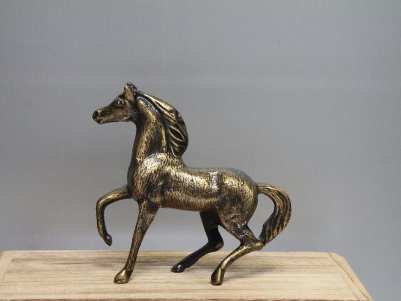 Messing sculptuur "Paard" (Art. 810)
