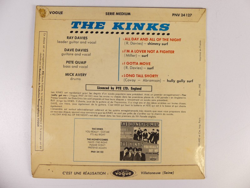 The Kinks 7 inch lot