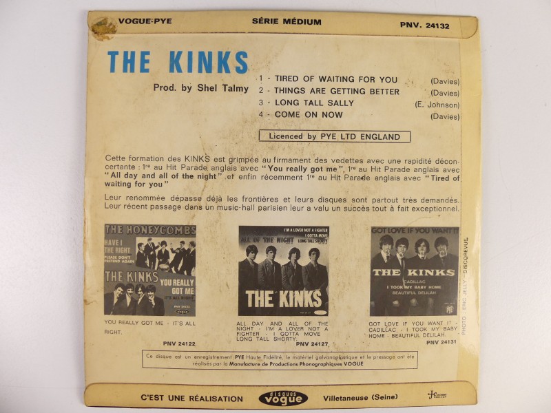 The Kinks 7 inch lot