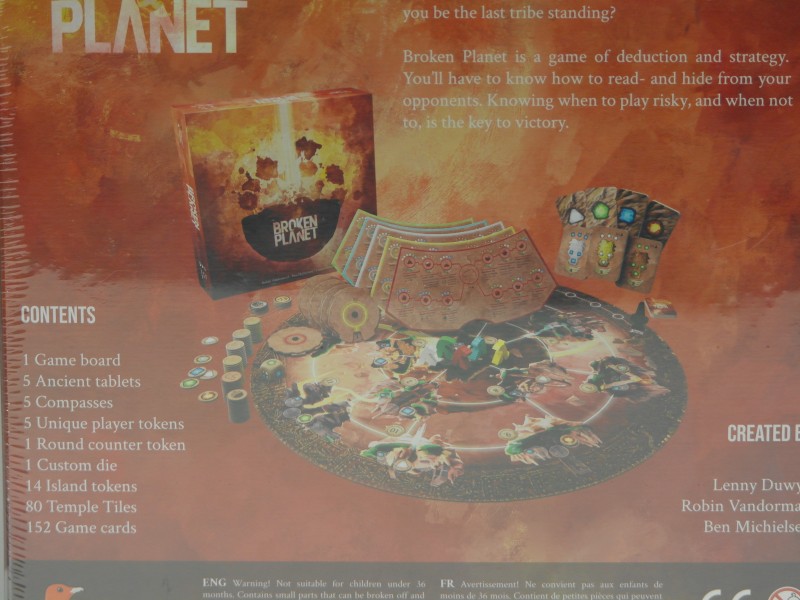 Strategisch bordspel "Broken Planet" (Art. 842)