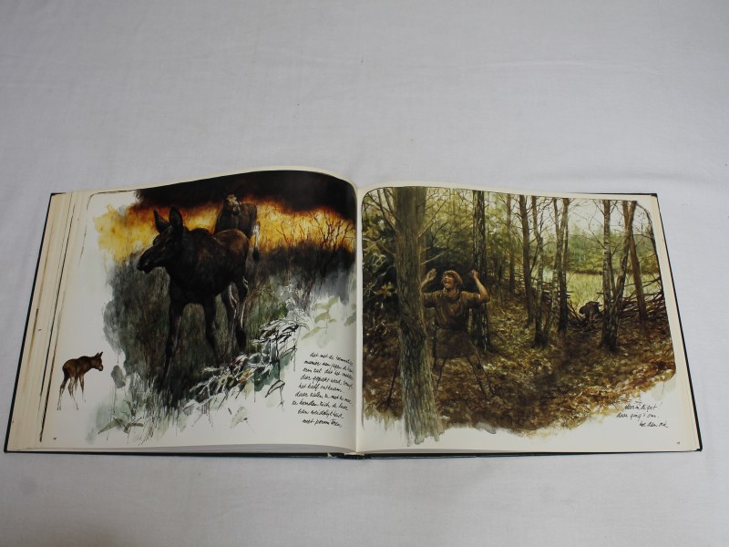 Boek: "Aanloop- de jacht op wild door de eeuwen heen" van Rien Poortvliet (Art. 840)