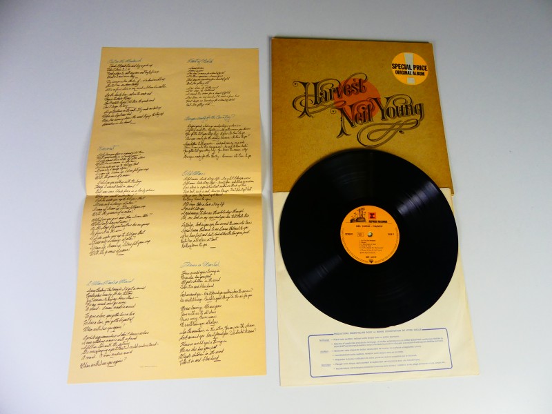 Vintage elpee – Neil Young – Harvest – jaren ‘70