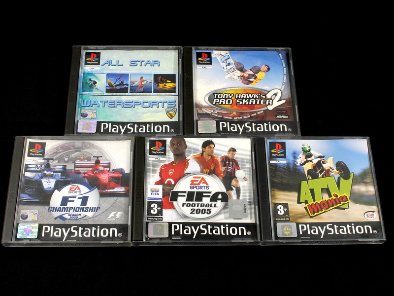 Playstation One met 5 games