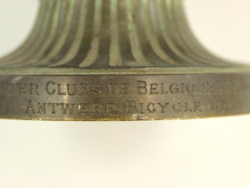 Royal Antwerp Bicycle Club 1905 bronzen Warwick sierbeker