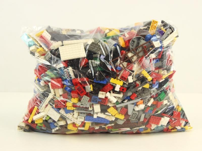 Lot van 5 kilo losse lego bouwsteentjes - gemengde mix