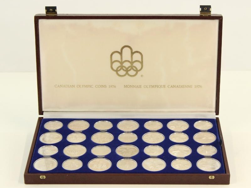 Zilveren munten collectie Olympische Spelen in Canada - 1976
