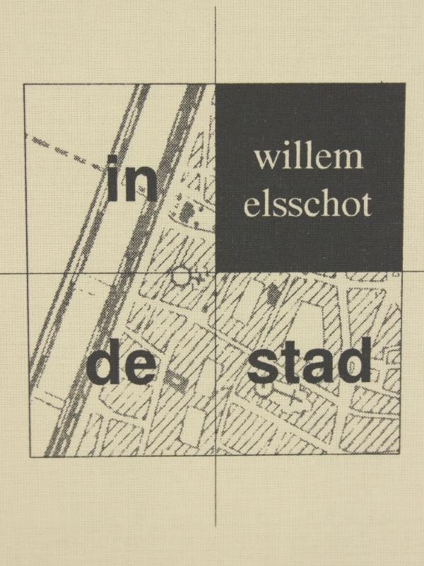 4 Zeefdrukken door Wilfried Pas (1940-2017) in kunstmap "Willem Elsschot in de stad"