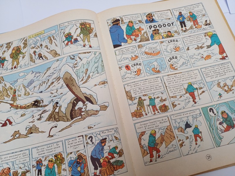 Tintin au Tibet - 1ste druk