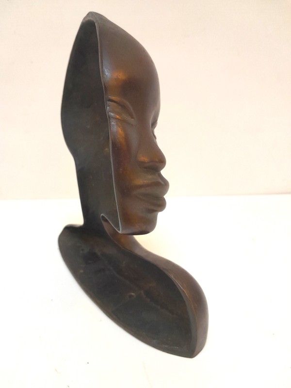 Art Deco Buste van een afrikaanse dame