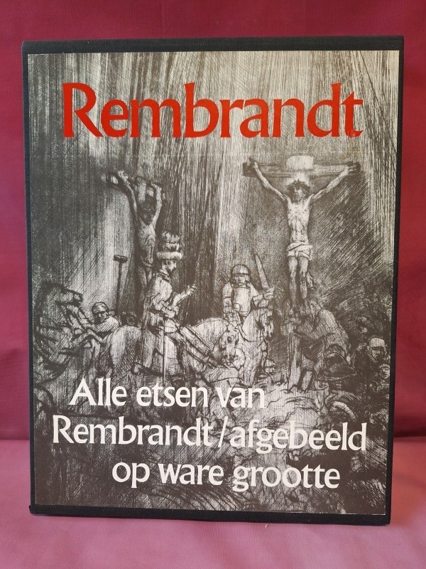 Boek: Alle etsen van Rembrandt afgebeeld op ware grootte