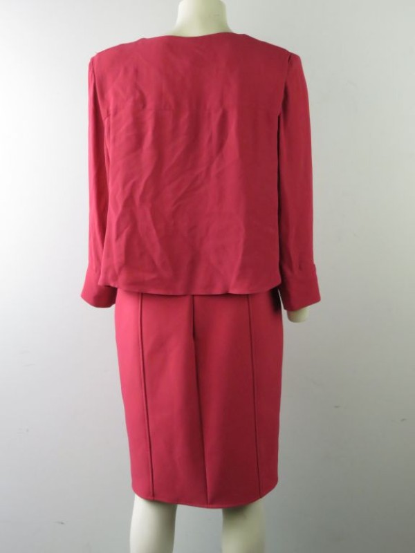 Rode jurk gemerkt "Elisabetta Franchi" maat 48