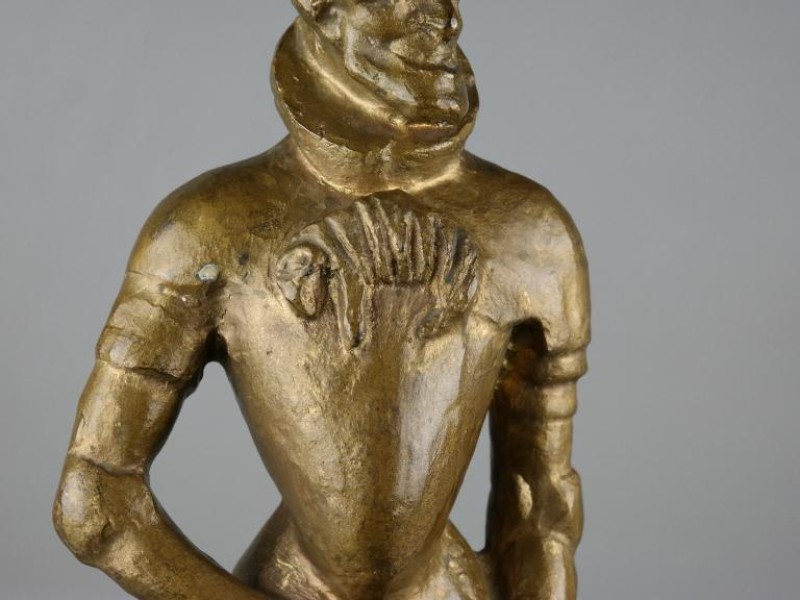 Bronzen beeld Karel V - 9kg