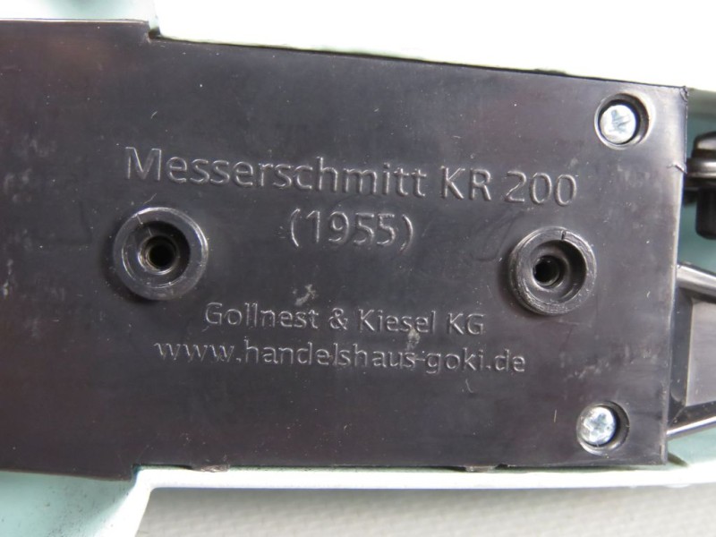 Miniatuur Messerschmitt KR200  1955