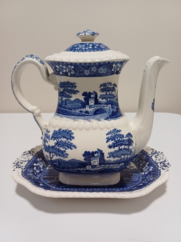 Copeland Spode's Tower blauw servies