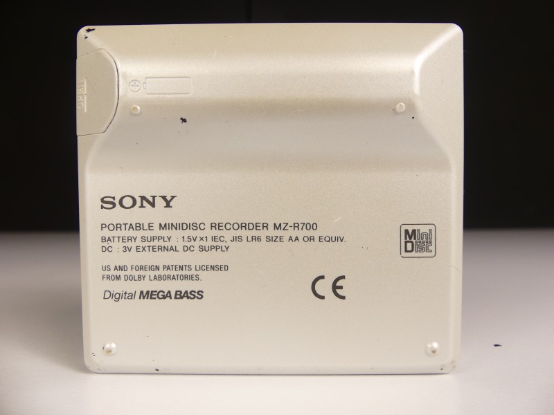 Minidisc speler Sony + benodigdheden
