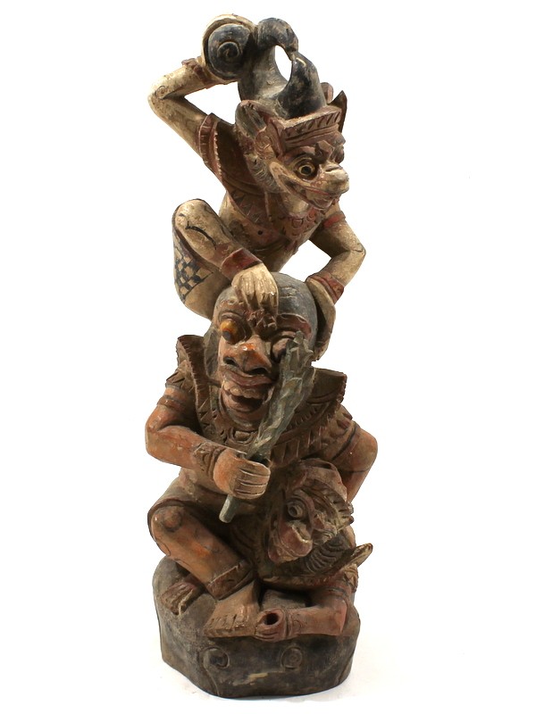 Vintage Balinese houten sculptuur C