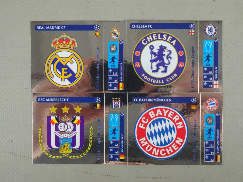 726 Panini stickers Champions league 2014-2015